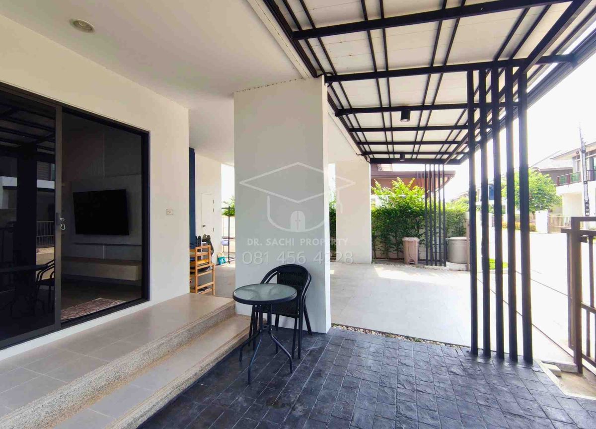 For SaleHouseChiang Rai : House for sale, Nirat Chiang Rai, beautifully decorated in Modern Lanna style