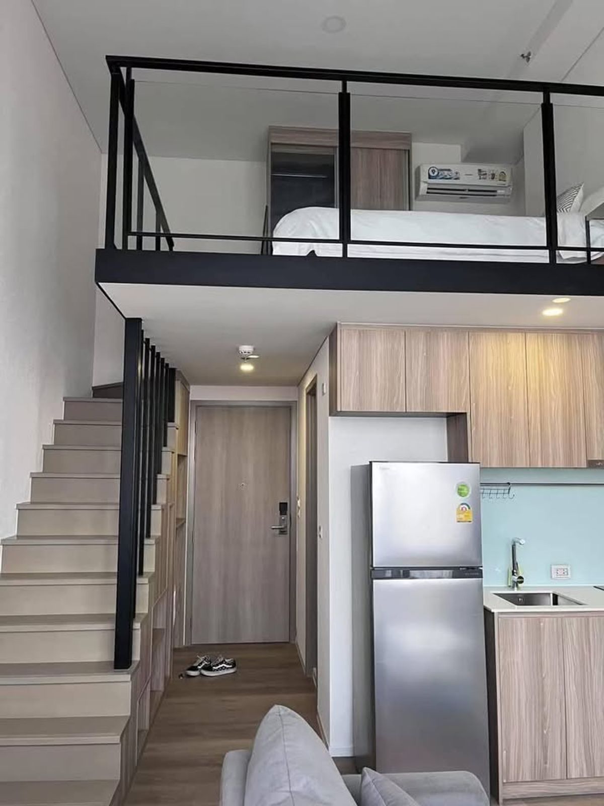 For SaleCondoOnnut, Udomsuk : Condo for sale in Cymis Sukhumvit 87 BTS Onnut (500 m/7 minutes-Walking) Interested in negotiating @condobkk (with @) Code H32914
