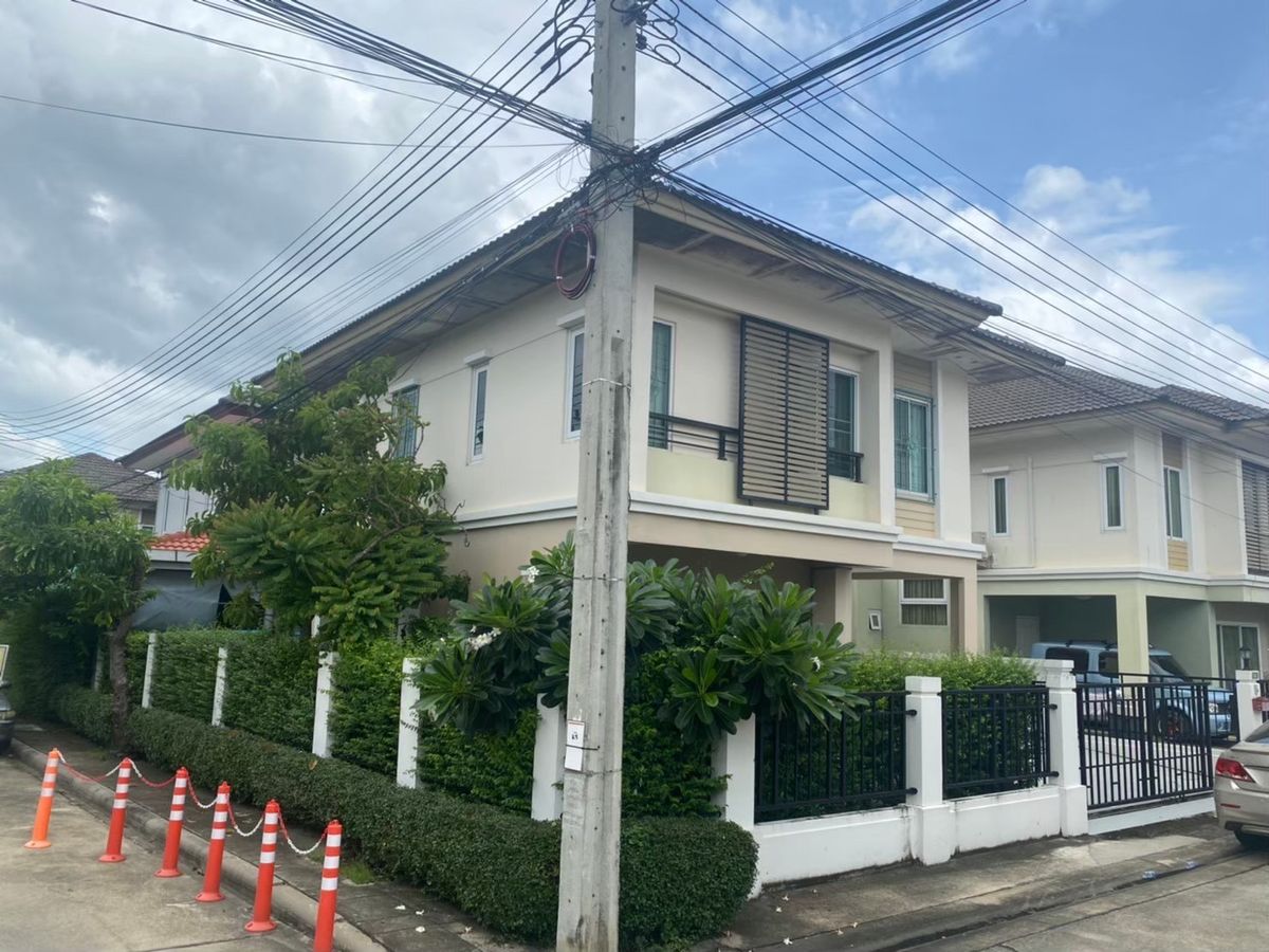 For SaleHouseRama5, Ratchapruek, Bangkruai : 🛏️ House for sale, Pruksa Village 22, near Rama 5 - Ratchaphruek - EGAT Bang Kruai, behind the corner of the road