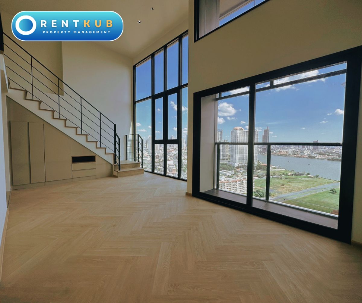 คอนโดวงเวียนใหญ่ เจริญนคร : 🔹NC00772 Condo For Rent | Na Reva Charoennakhon | 49 Sq.m.  |  1 Bed Loft  - 1 Bath | 30,000 thb