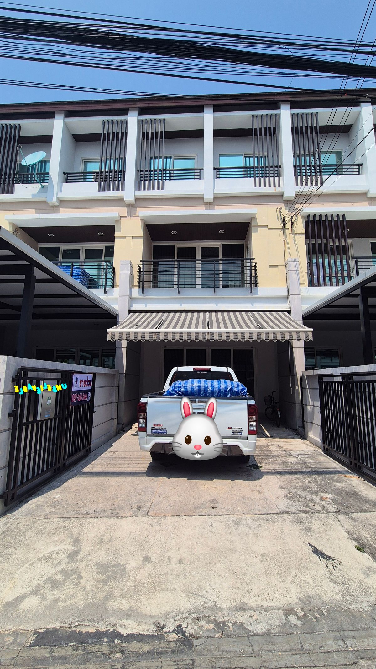 For SaleTownhomeYothinpattana,CDC : 3-storey townhome for sale in the middle of the city of Erban, Rama 9-Ladprao 3, area 22.8 sq.w., 3 bedrooms, 3 bathrooms, 4 air conditioners