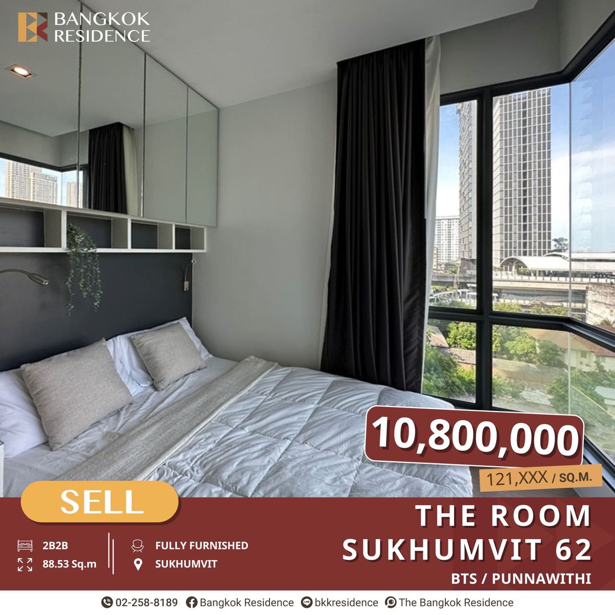 ขายคอนโดอ่อนนุช อุดมสุข : The Room Sukhumvit 62 ทำเลศักยภาพ ศูนย์รวม Mega Project ใกล้ BTS ปุณณวิถี