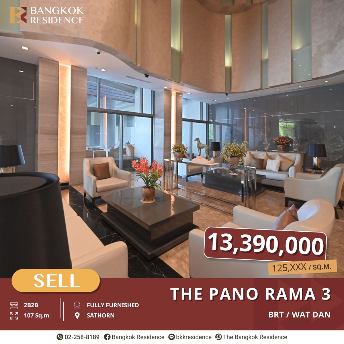 For SaleCondoRama3 (Riverside),Satupadit : The Pano Rama 3 - Riverside Condo with Special Price near BRT Wat Dan