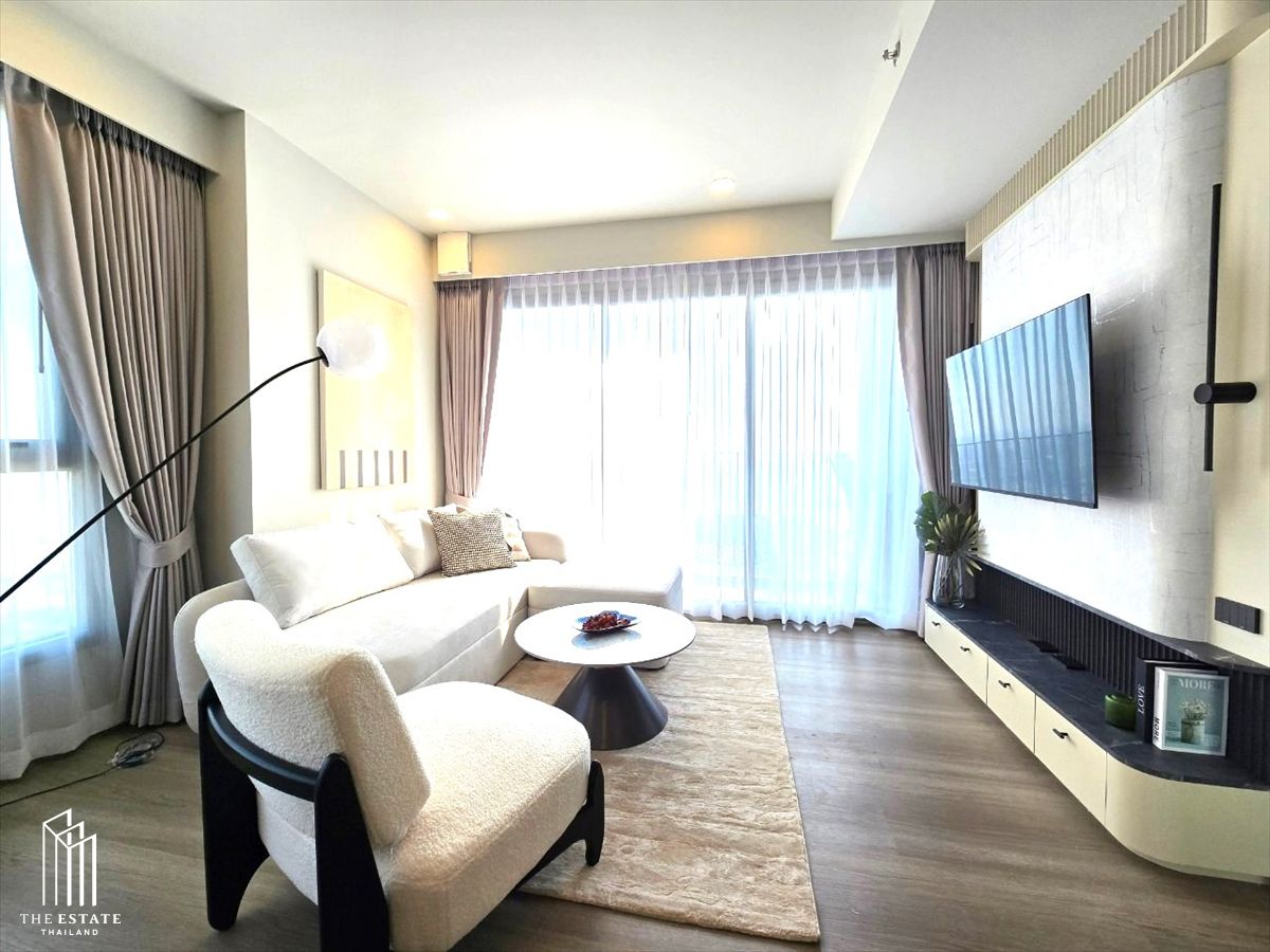 ให้เช่าคอนโดบางนา แบริ่ง ลาซาล : For rent Whizdom The Forestias (Destinia) เป็นห้องที่ขนาดใหญ่ที่สุดในชั้น 91.53  sq.m. 3 bedroom @80,000 Baht