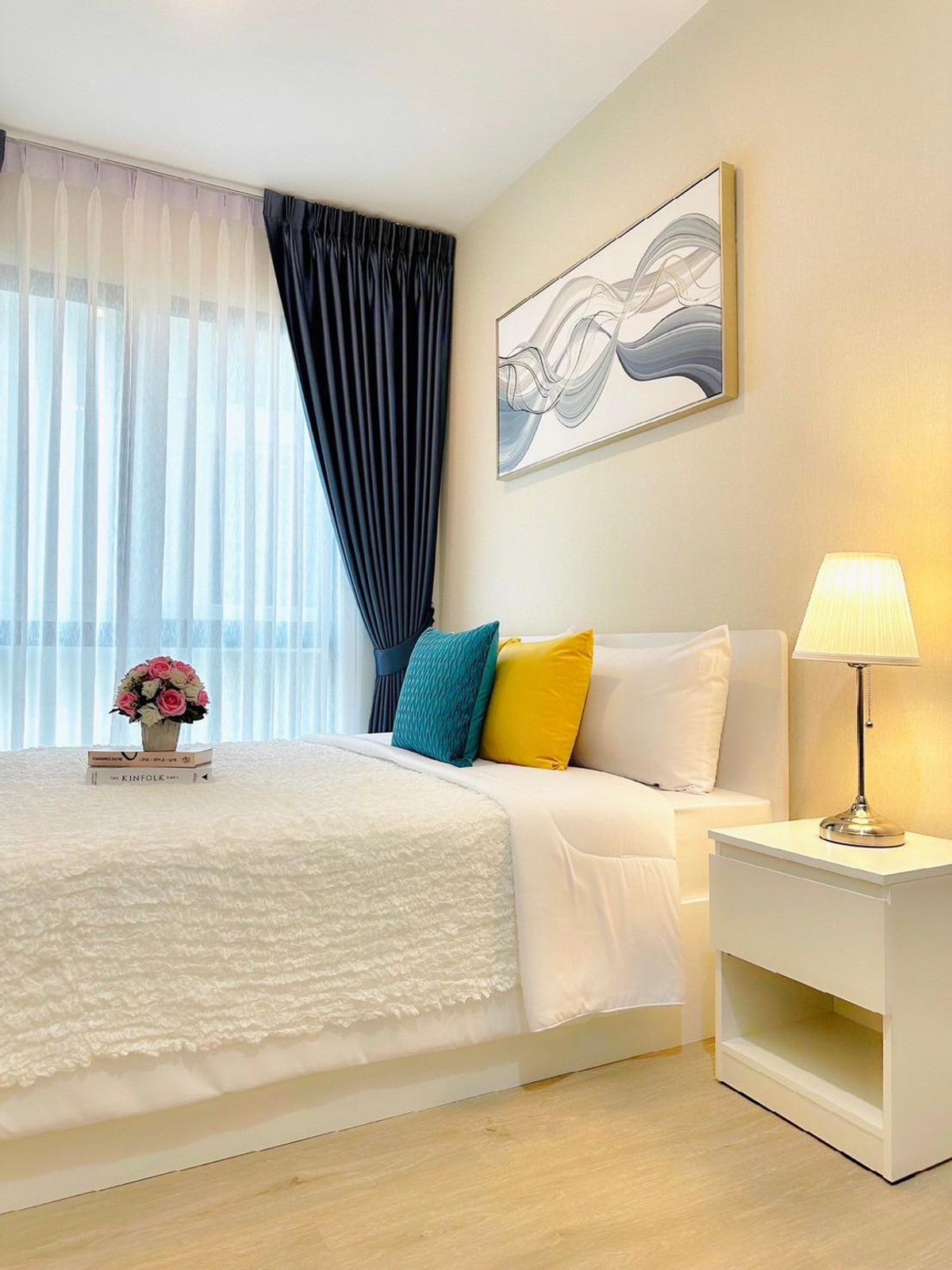 For RentCondoOnnut, Udomsuk : 🔥 Urgent rent 🔥 The Sky Condo, 1 bedroom, 32 sq.m., 3rd floor, convenient transportation, next to Udomsuk BTS