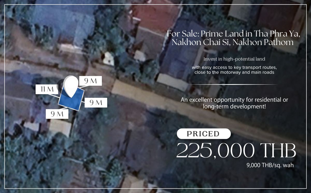 For SaleLandNakhon Pathom : 🌿 For Sale: Prime Land in Thai Phra Ya, Nakhon Chai Si, Nakhon Pathom 🌟