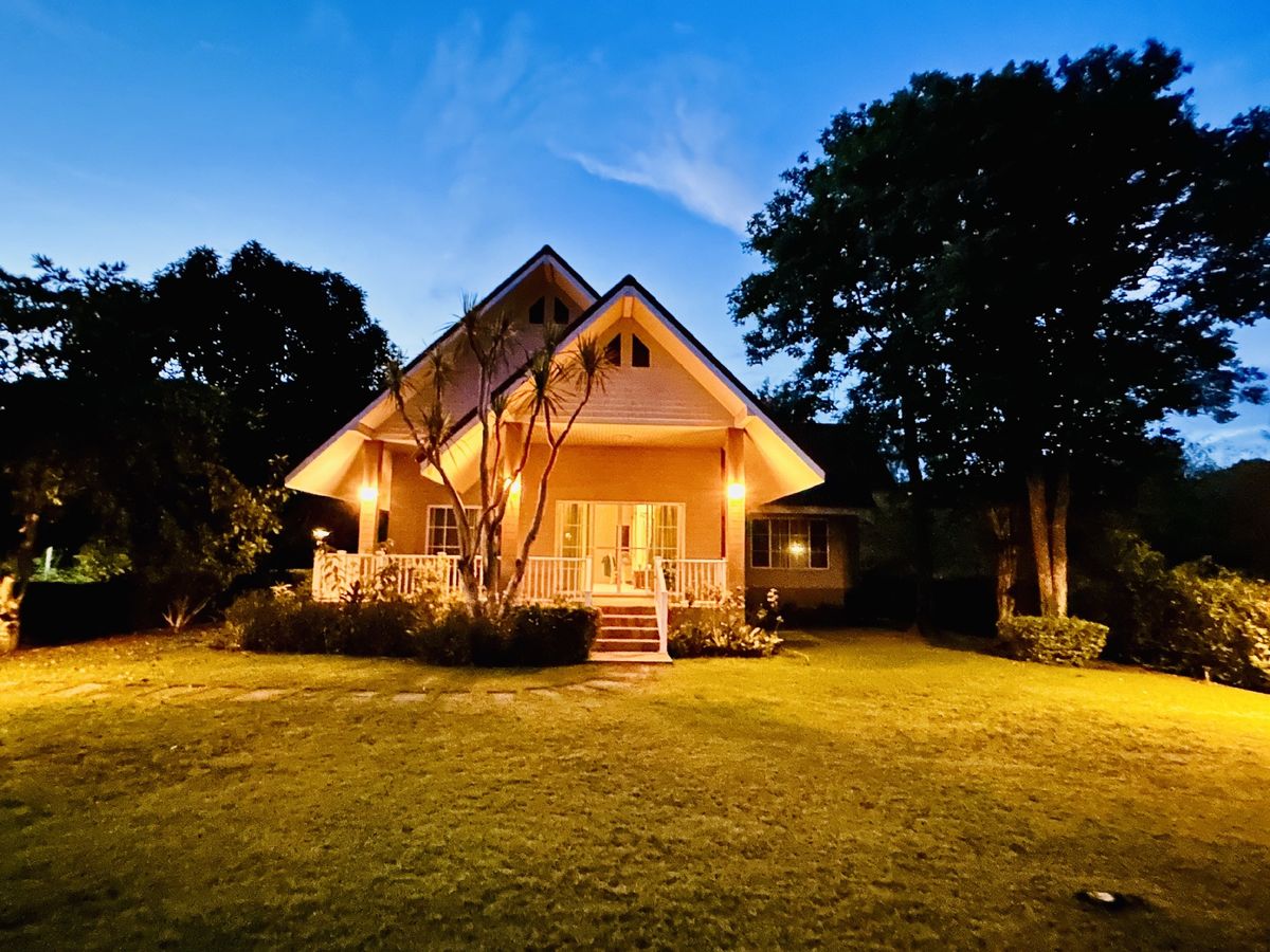 For SaleHousePak Chong KhaoYai : House for sale in Phu Chandra, Khao Yai, the cheapest price in the project Good weather