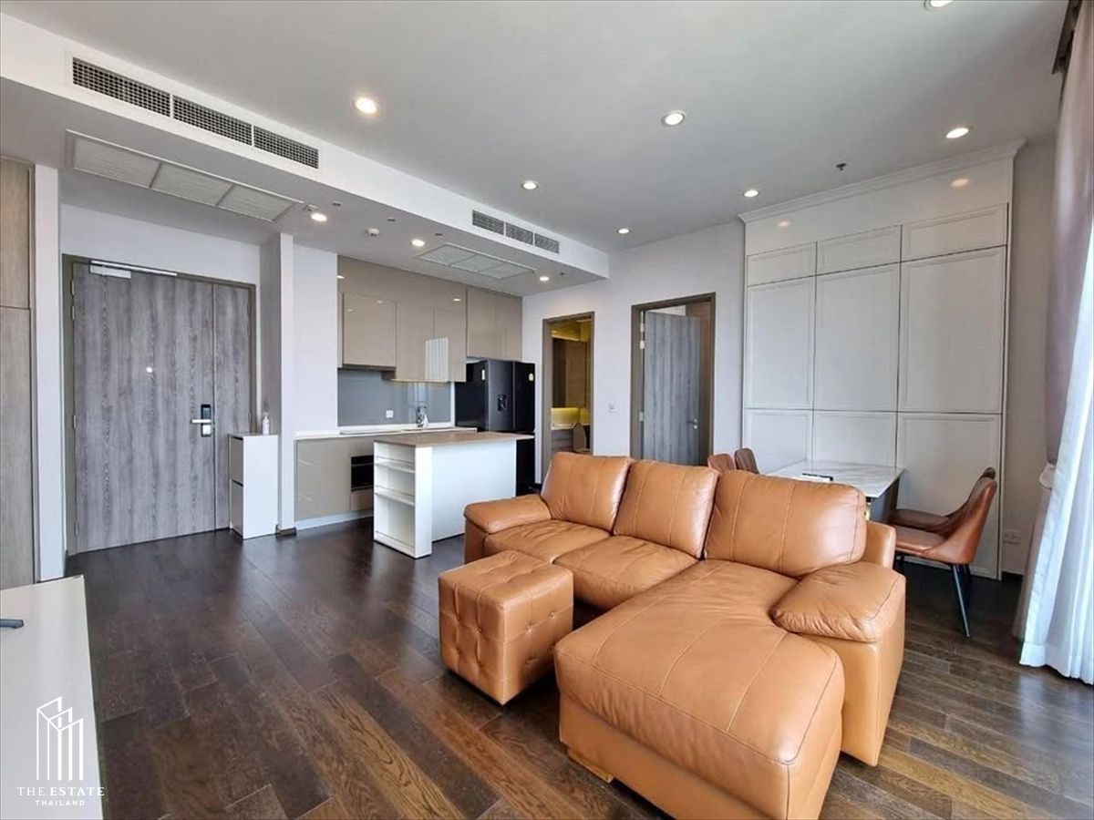 ให้เช่าคอนโดอ่อนนุช อุดมสุข : For rent  Whizdom Essence ชั้นสูง ทิศใต้ วิวโล่ง 84.12 sq.m. 2 bedroom @70,000 Baht