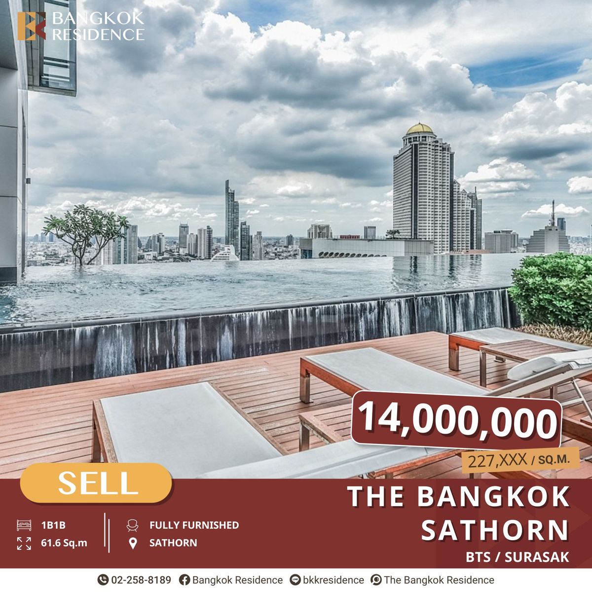ขายคอนโดสาทร นราธิวาส : The Bangkok Sathorn คอนโด High-end บนทำเลศักยภาพ ใกล้ BTS สุรศักดิ์
