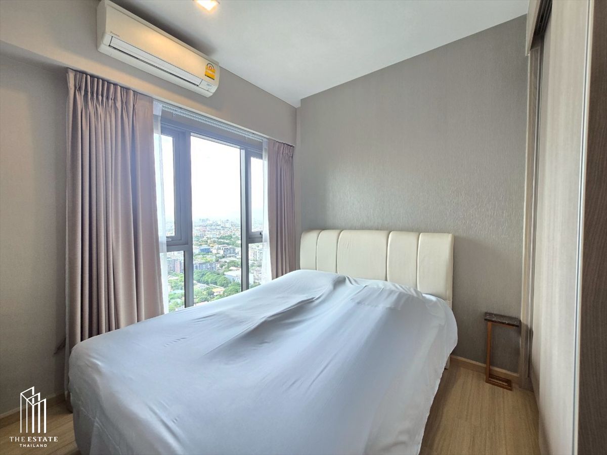 ขายคอนโดอ่อนนุช อุดมสุข : For sale Whizdom Connect ชั้นสูง วิวเมืองและพื้นที่สีเขียว 38.47 sq.m. 1 bedroom @7.28MB