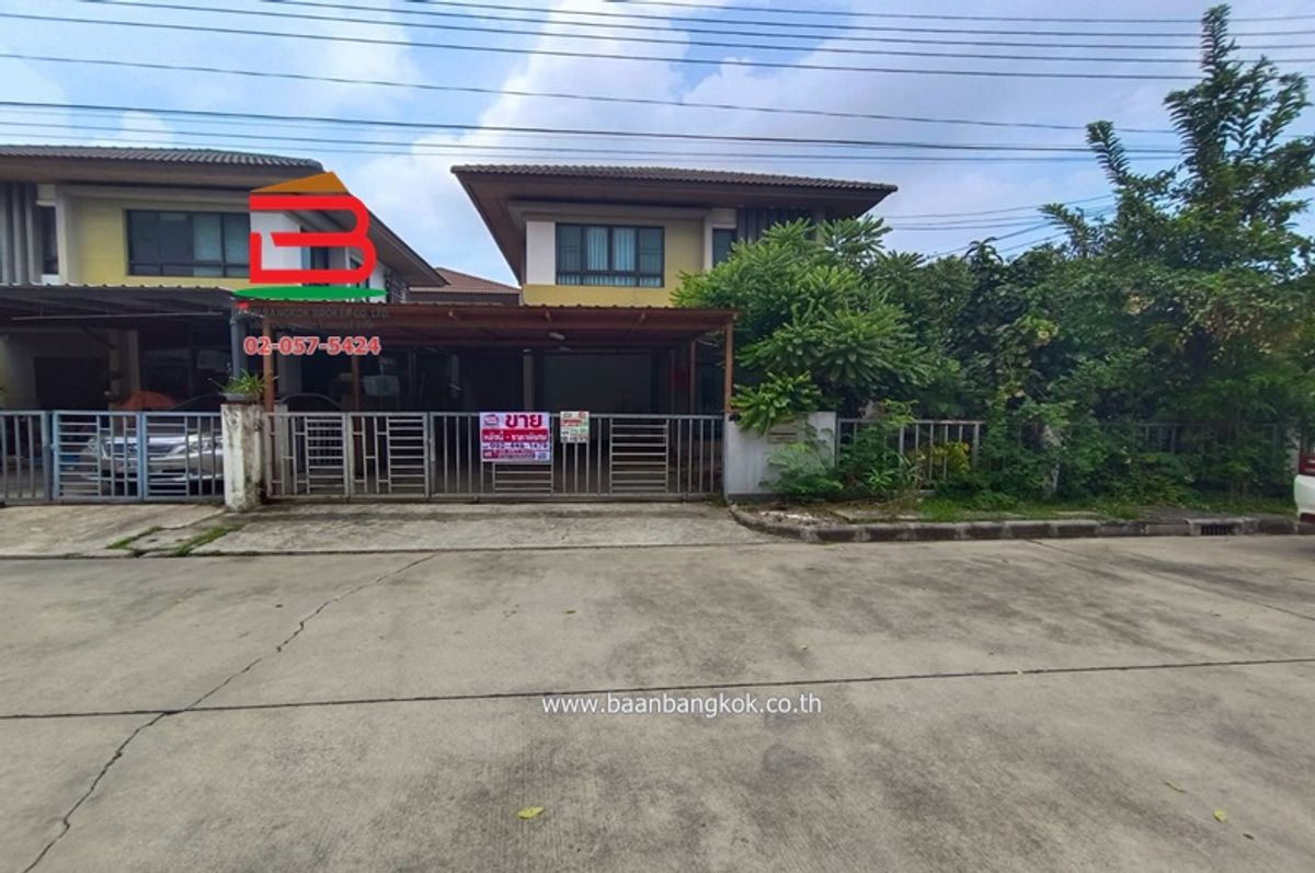 ขายนวมินทร์ รามอินทรา : บ้านแฝด หมู่บ้าน พร้อมพัฒน์ ไพร์ม รามอินทรา (ซอยหทัยราษฎร์ 39) เนื้อที่ 60 ตรว. ใกล้ซาฟารีเวิลด์ ถนนปัญญารามอินทรา แขวงสามวาตะวันตก เขตคลองสามวา จังหวัดกรุงเทพฯ