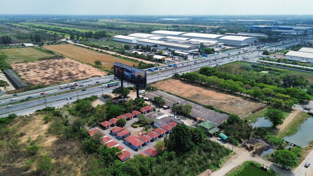 ขายที่ดินอยุธยา : ที่ดิน 5-2-27 ไร่ วังน้อย ถ.พหลโยธิน ขาออก ตำบลลำไทร อำเภอวังน้อย จังหวัดพระนครศรีอยุธยา