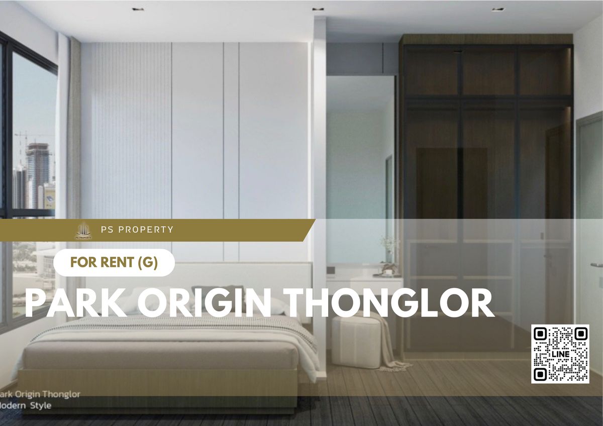 For RentCondoSukhumvit, Asoke, Thonglor : Rent ✨ Park Origin Thonglor ✨ Furniture and electrical appliances near BTS Thonglor