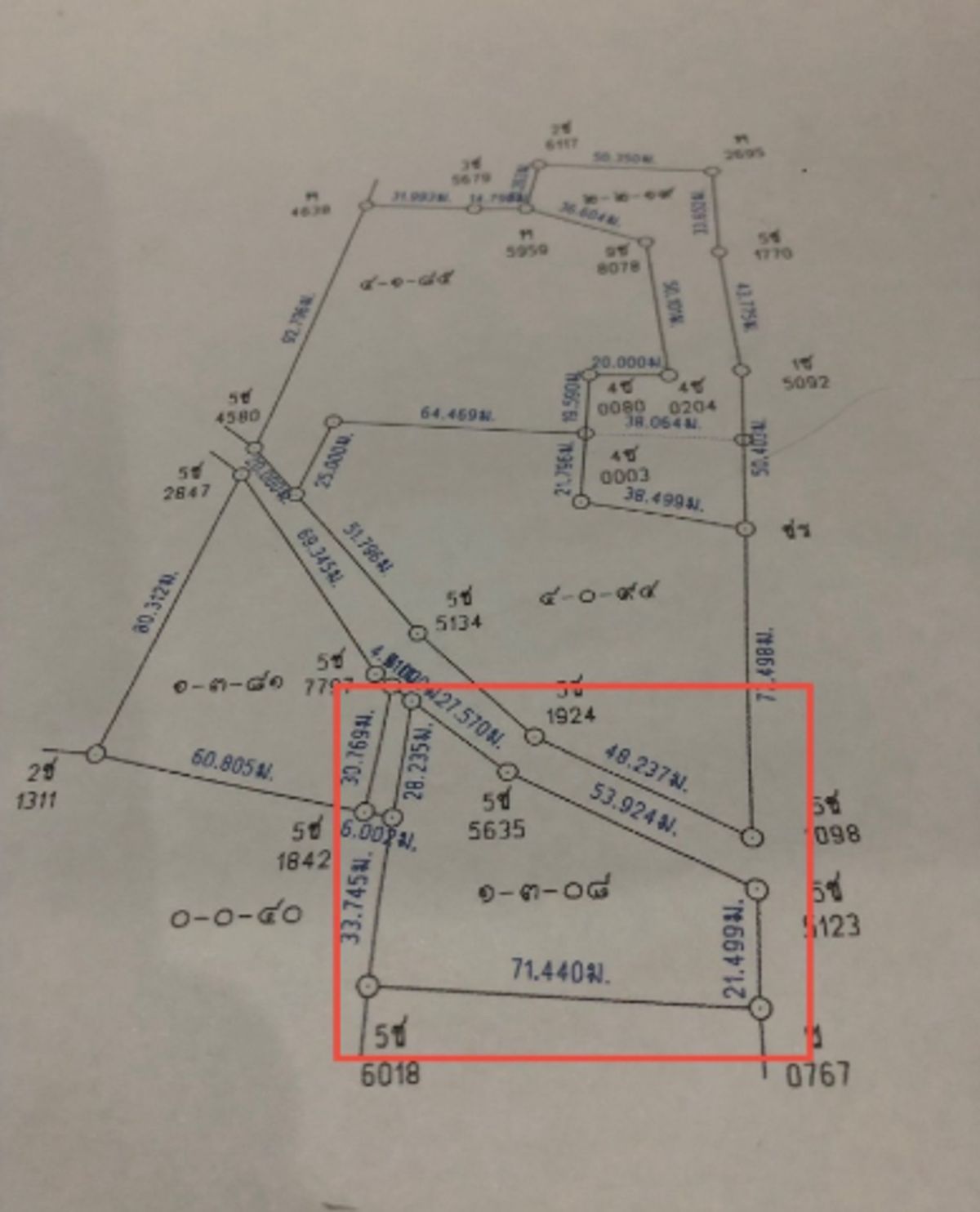 For RentLandKoh Samui, Surat Thani : Land for sale, total 708 sq.w., Samui Land, Surat Thani Province, convenient transportation near Koh Samui Municipality