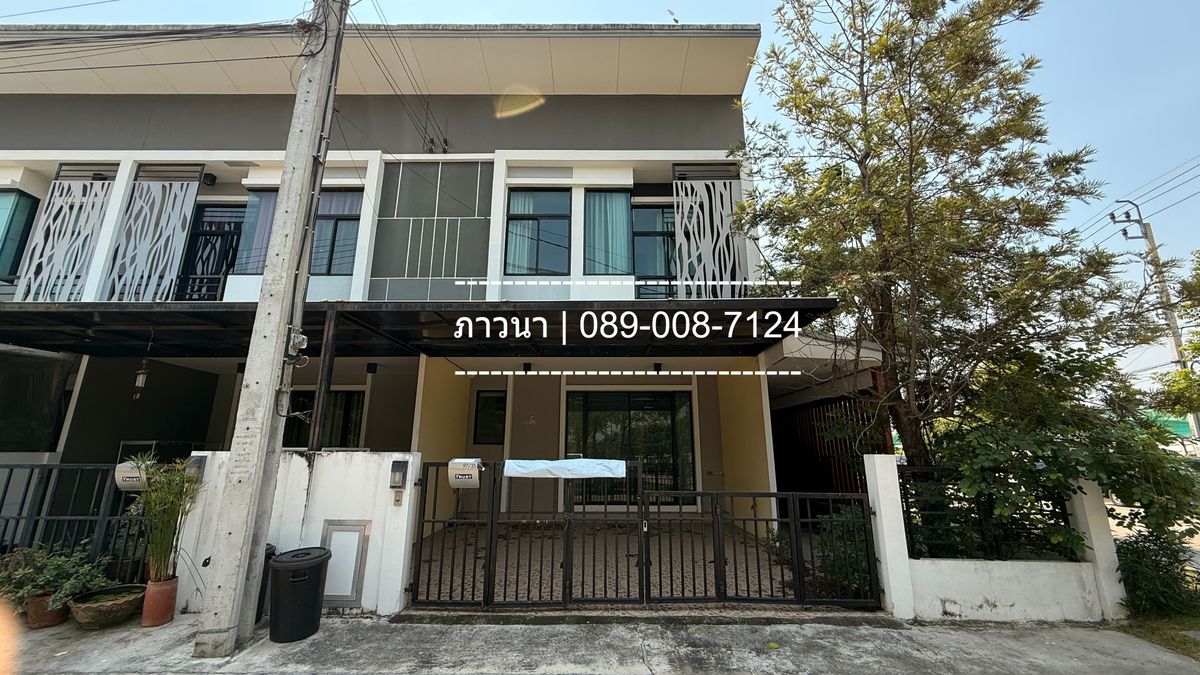 ขายทาวน์โฮมพระราม 5 ราชพฤกษ์ บางกรวย : ขายทาวน์โฮมหลังมุม แต่งครบราคา 3.45 ล้านบาท ทำเลถนนราชพฤกษ์-แจ้งวัฒนะ เดอะทรัสต์ ราชพฤกษ์-รัตนาธิเบศร์2