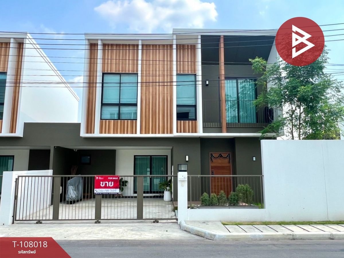 For SalePathum Thani,Rangsit, Thammasat : Twin house for sale, Chan Rangsit Village-Khlong 3, Pathum Thani