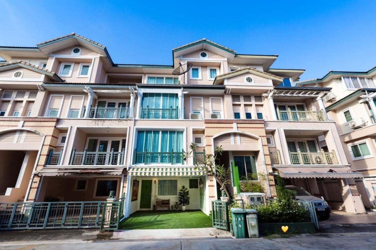 For RentTownhomeYothinpattana,CDC : 4 -story townhome rental for Luxury style New luxury house 240 sq.m., with complete facilities near Central Eastville / CDC🏬