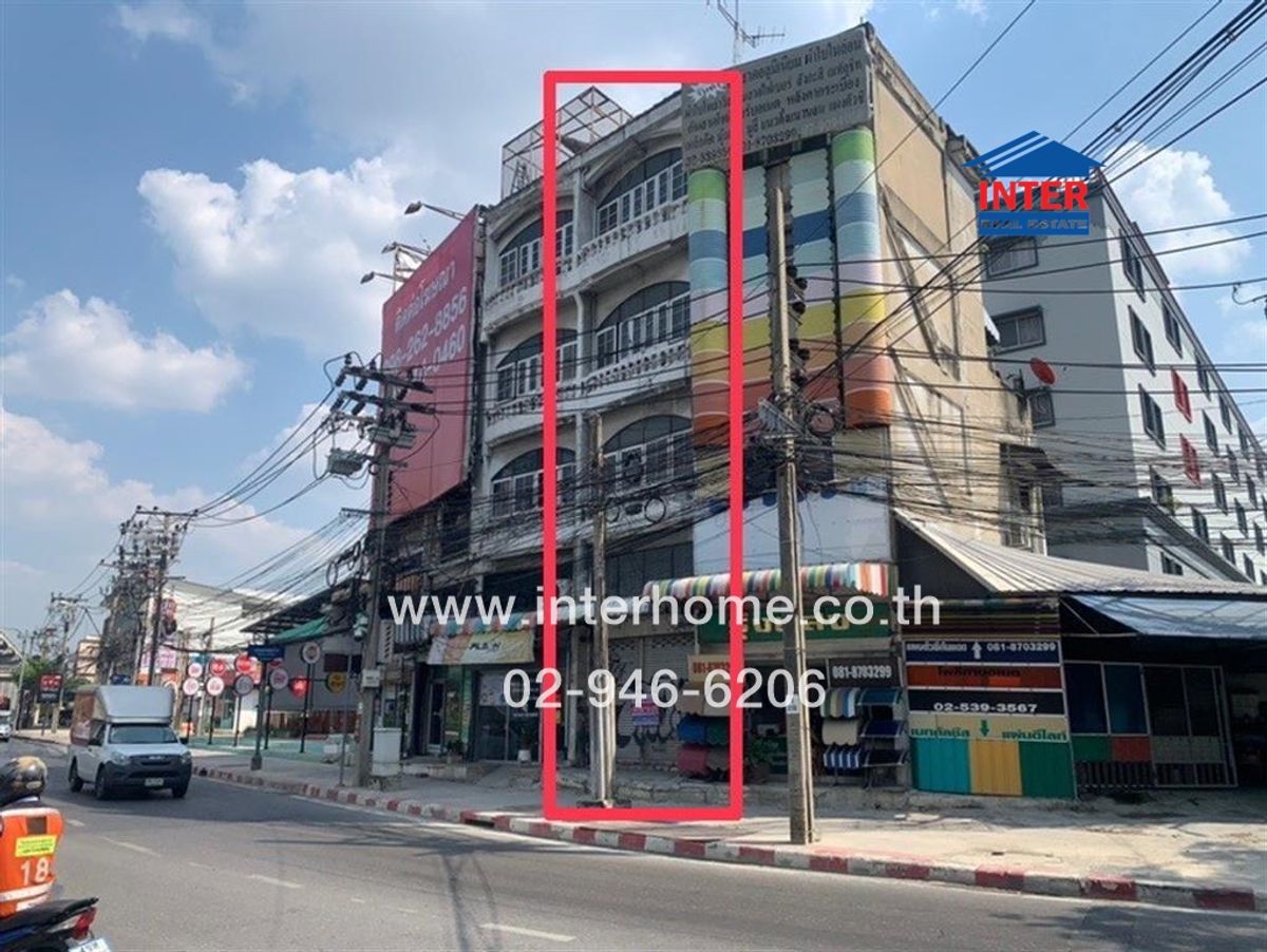 For SaleShop HouseChokchai 4, Ladprao 71, Ladprao 48, : 5th floor commercial building, 11.4 sq.w., a commercial building next to Lat Phrao Road Near Central East Ville Near Soi Lat Phrao 88 Next to Lat Phrao Road Pradit Manutham Road Wang Thonglang District Bangkok