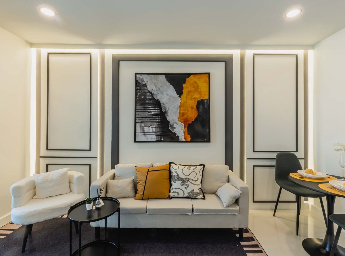 For SaleCondoRatchadapisek, Huaikwang, Suttisan : Luxury decoration condo 33 sqm.