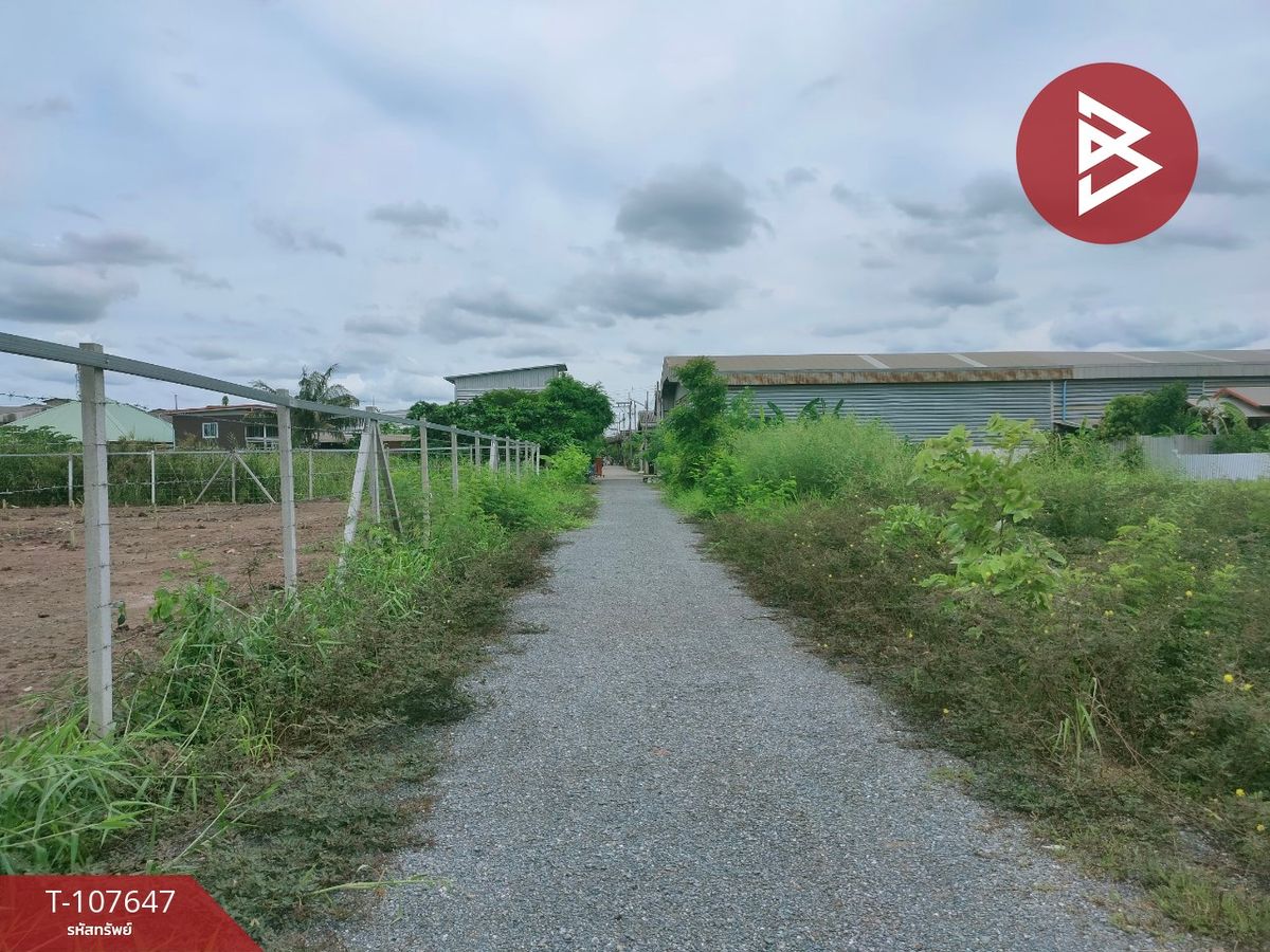 For SaleLandMahachai Samut Sakhon : Urgent sale, empty land, area 3 ngan 94 sq.w., Nuan Thong 13, Krathum Baen, Samut Sakhon
