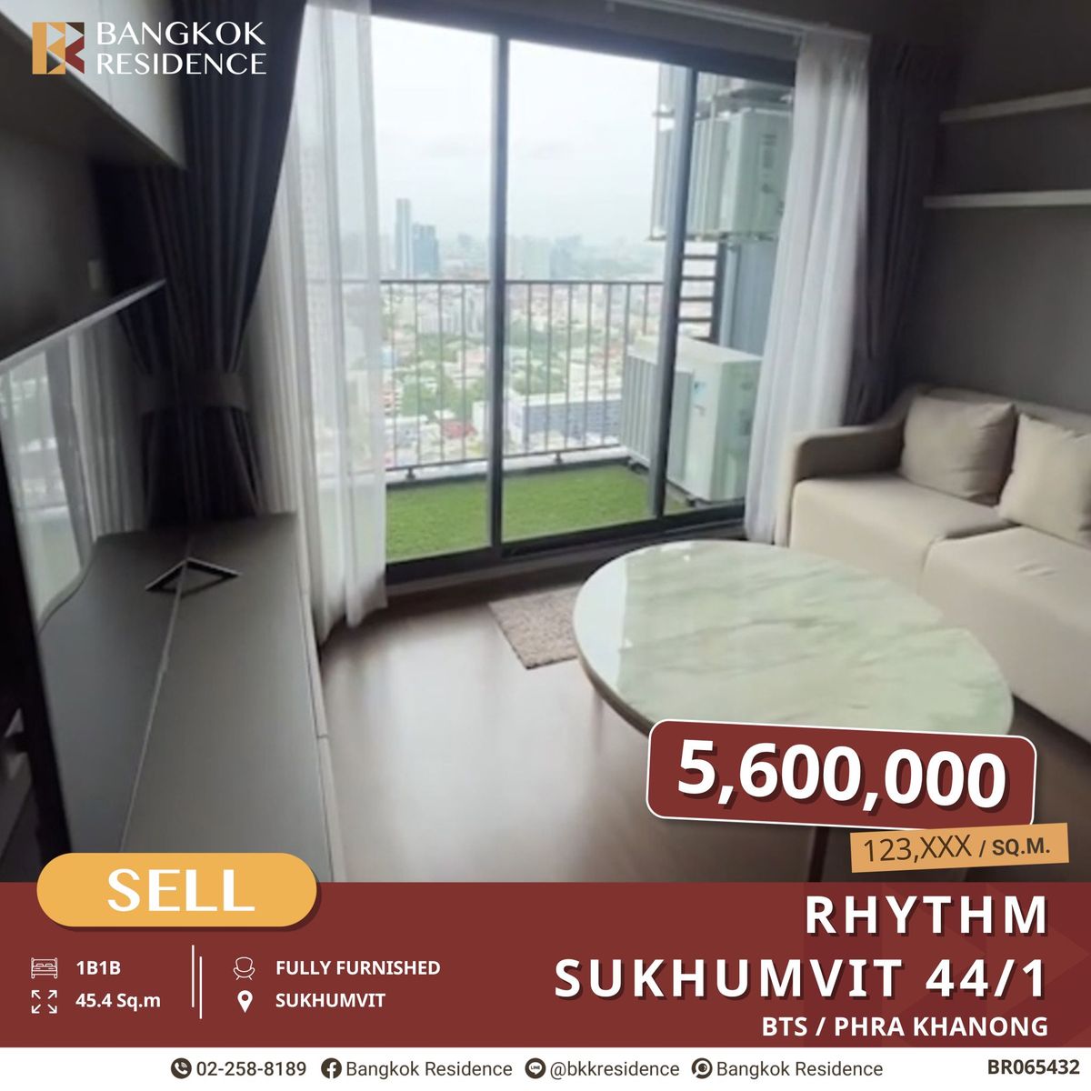 For SaleCondoOnnut, Udomsuk : Superb Value! RHYTHM Sukhumvit 44/1 - Below Market Price, Prime Sukhumvit Location, Next to BTS Phra Khanong