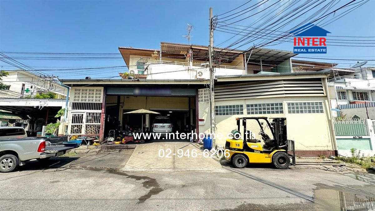 For SaleShop HouseChaengwatana, Muangthong : 3rd floor commercial building 64.4 sq.w., Krittiya Village 3 Soi Sukha Prachasan 3, Tiwanon Road, Pak Kred, Nonthaburi