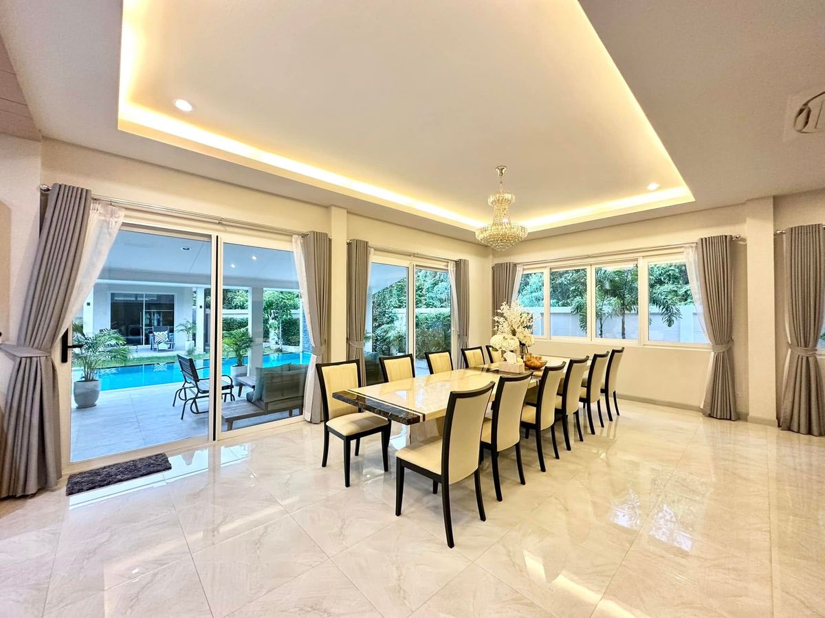 พัทยา บางแสน ชลบุรี สัตหีบ : Pool Villa in Pattaya 💦🏊‍♀️ Luxury Pool Villa Full-Finished with 6 Bedroom in Pattaya