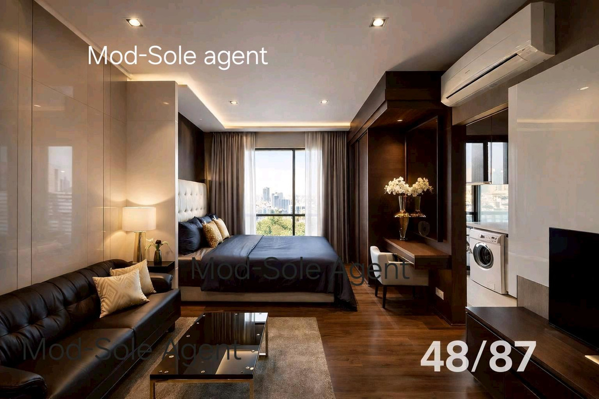 ให้เช่าคอนโดรัชดา ห้วยขวาง : Excellent condition Studio room เฉพาะโพสนี้