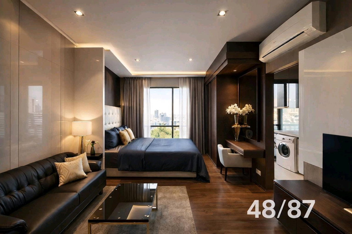 ให้เช่าคอนโดรัชดา ห้วยขวาง : Excellent condition Studio room เฉพาะโพสนี้