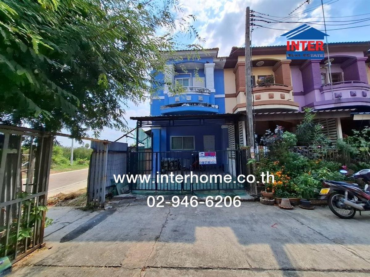 ขายทาวน์โฮมปทุมธานี รังสิต ธรรมศาสตร์ : ทาวน์เฮ้าส์ 2 ชั้น 25.1 ตร.ว. หมู่บ้านทรัพย์กานดา ตรงข้ามบิ๊กซีปทุมธานี ซอย10/1 ถนนกรุงเทพ-ปทุมธานี เมืองปทุมธานี ปทุมธานี