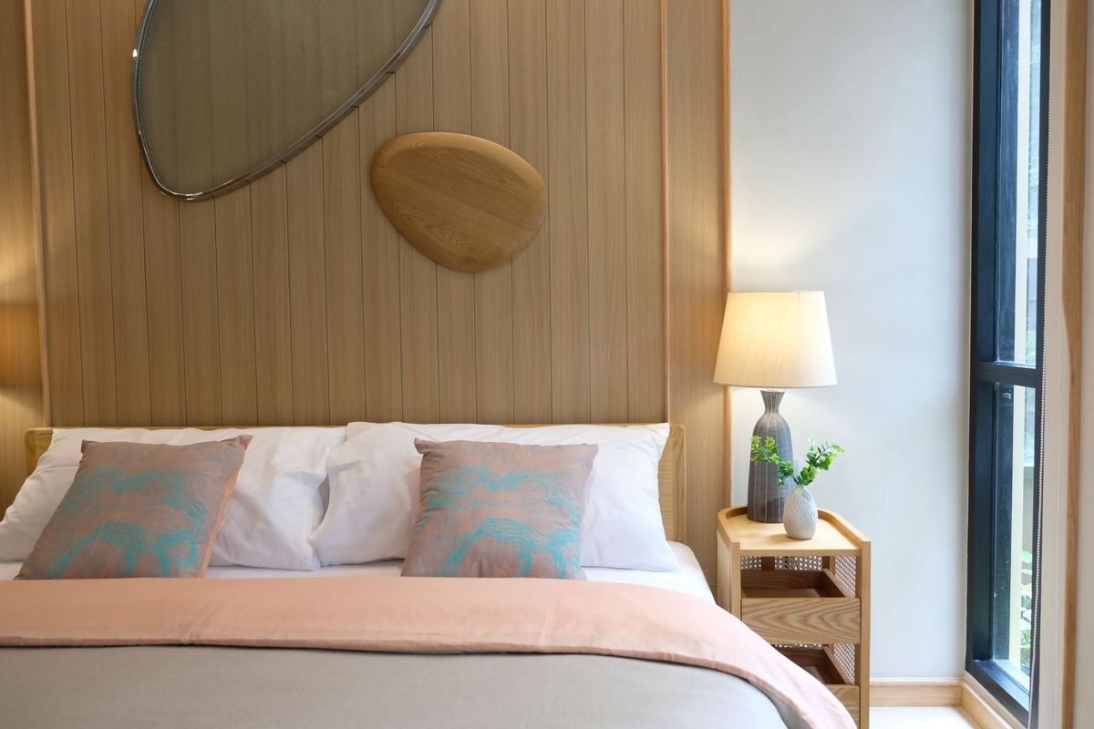 ขายคอนโดหัวหิน ประจวบคีรีขันธ์ : ศศรา หัวหิน คอนโดมิเนียมลักซ์ชูรี ติดหาดเขาตะเกียบ 1 ห้องนอน พร้อมเฟอร์นิเจอร์