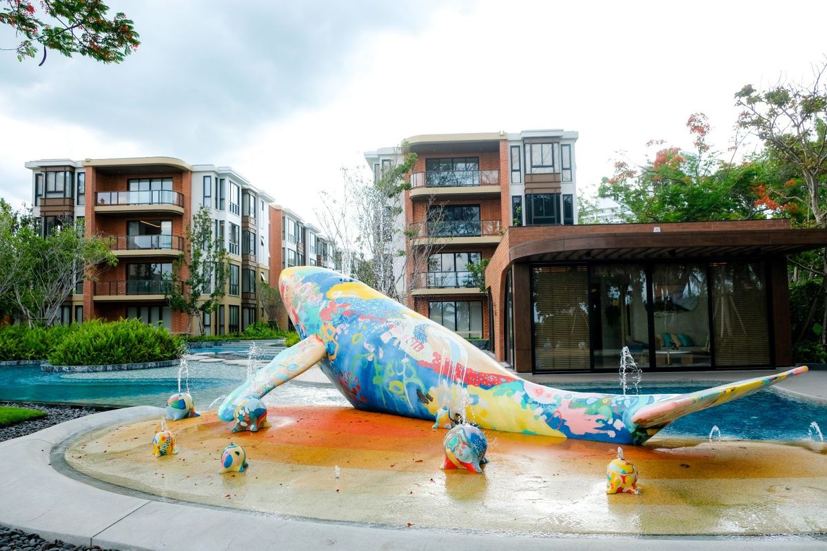 ขายคอนโดหัวหิน ประจวบคีรีขันธ์ : ศศรา หัวหิน คอนโดมิเนียมลักซ์ชูรี ติดหาดเขาตะเกียบ 3 ห้องนอน วิวทะเล