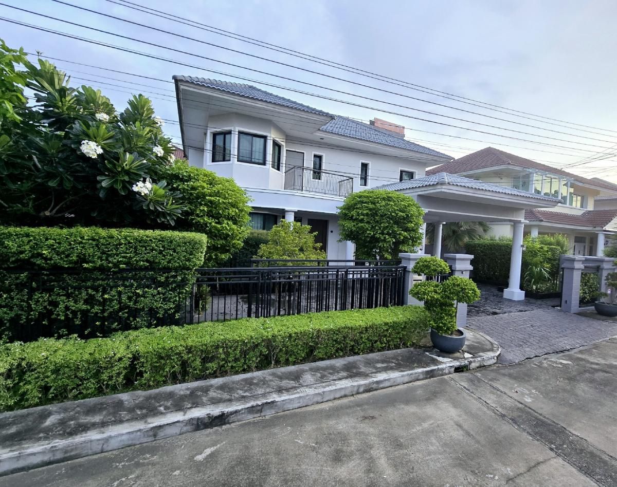 ขายบ้านพระราม 5 ราชพฤกษ์ บางกรวย : รหัสทรัพย์ N043  ขายบ้าน Bangkok Boulevard ราชพฤกษ์ พระราม5 โครงการติดถนนใหญ่ 