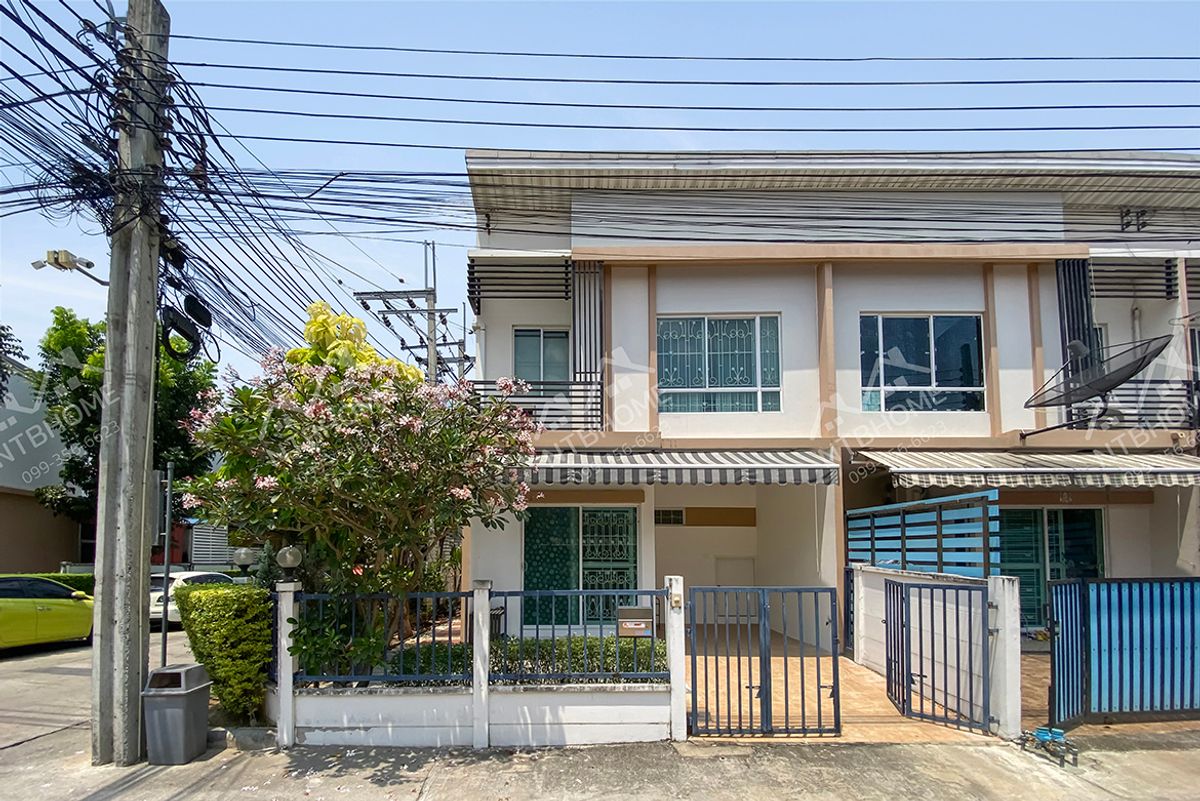 For SaleTownhomeRama5, Ratchapruek, Bangkruai : Plino Pinklao - Ratchaphruek, complete corner plot, ready to stay, good location near Bang Kruai Municipality