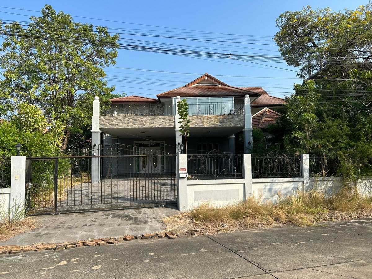 For SaleHouseEakachai, Bang Bon : 2 -storey detached house, 4 -bedroom corner, 4 bathrooms