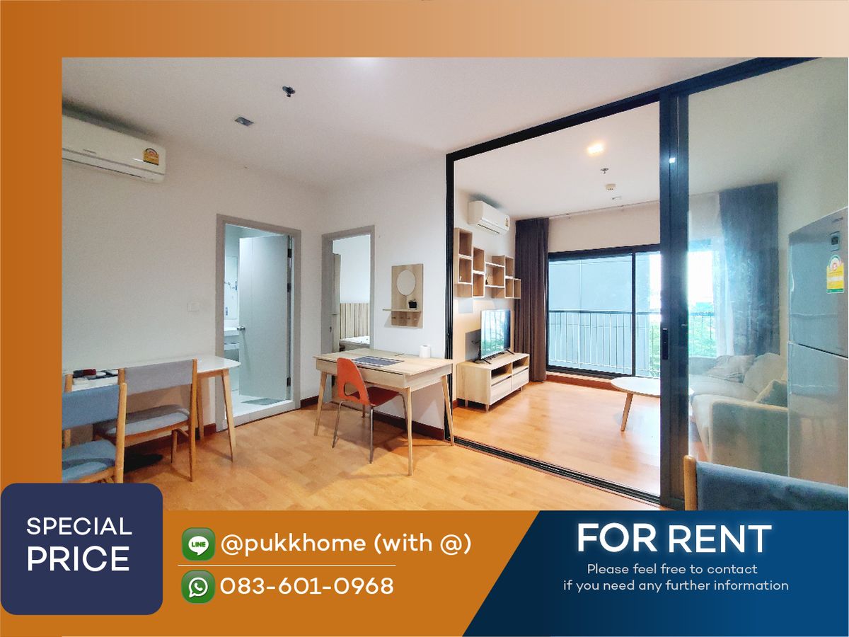 For RentCondoOnnut, Udomsuk : 📣 Life Sukhumvit 48 |  Fully Furnished 40 SQ.M.  📞 Line: @pukkhome (with @)