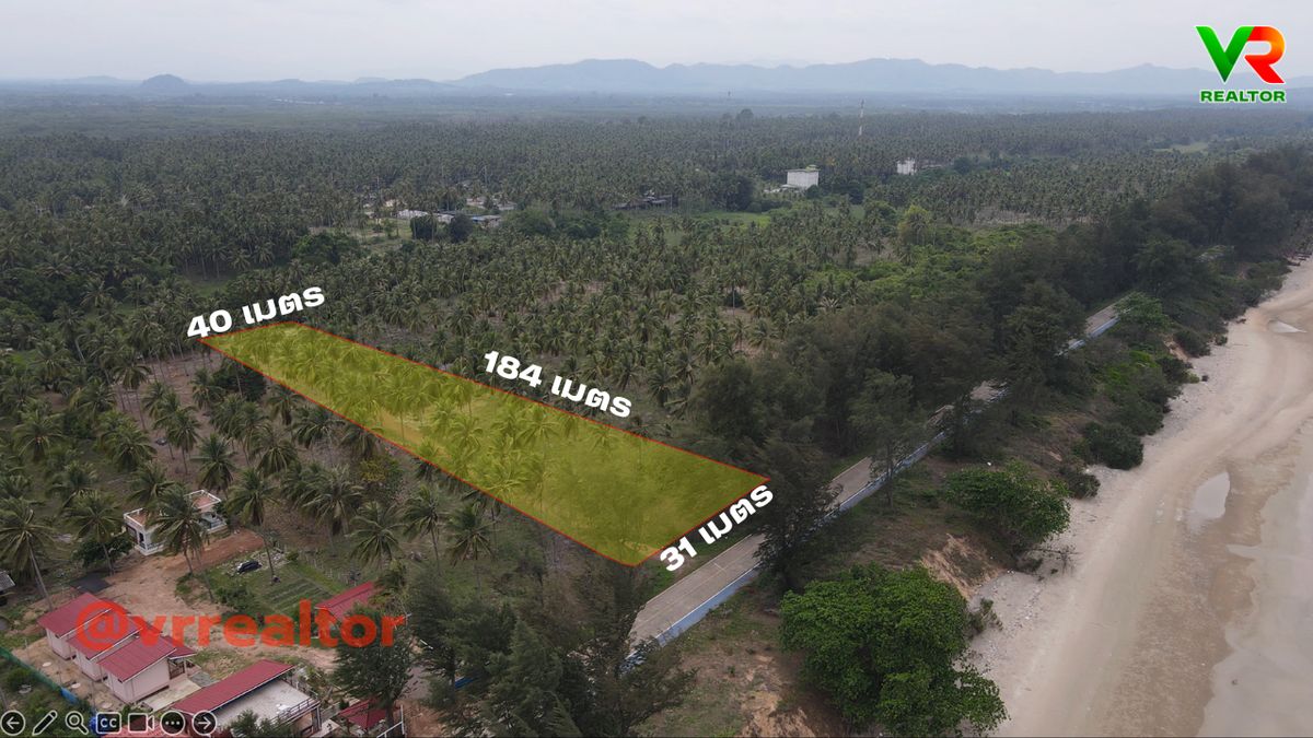 For SaleLandHuahin, Prachuap Khiri Khan, Pran Buri : Land for sale The cheapest in Bang Saphan, 8,7xxx baht, cheaper than this.