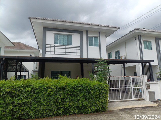 ขายบ้านมีนบุรี-ร่มเกล้า : บ้านแฝด 2 ชั้น สไตล์บ้านเดี่ยว