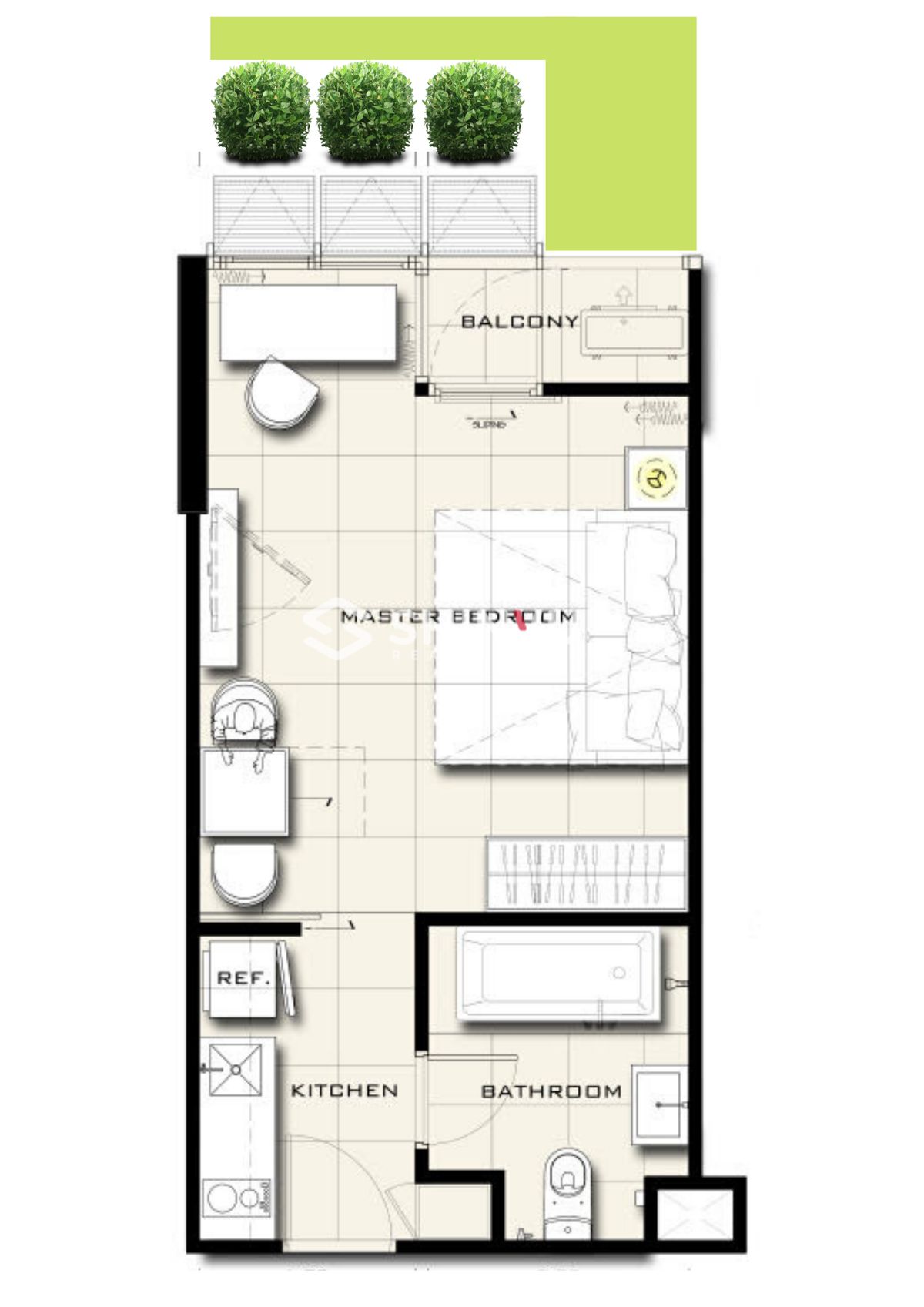 For SaleCondoNana, North Nana,Sukhumvit13, Soi Nana : Circle Rein Sukhumvit 12 Condo for sale. Price 5,950,000 baht [CD2501008]