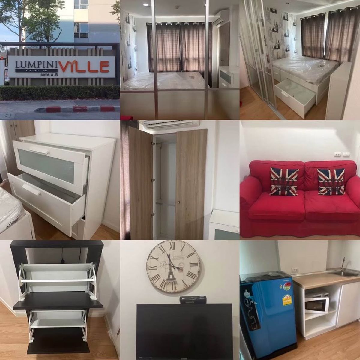 For SaleCondoOnnut, Udomsuk : The room is beautiful. Good price ⭐lumpini ville onnut 46 (Lumpini Ville Onnut 46)