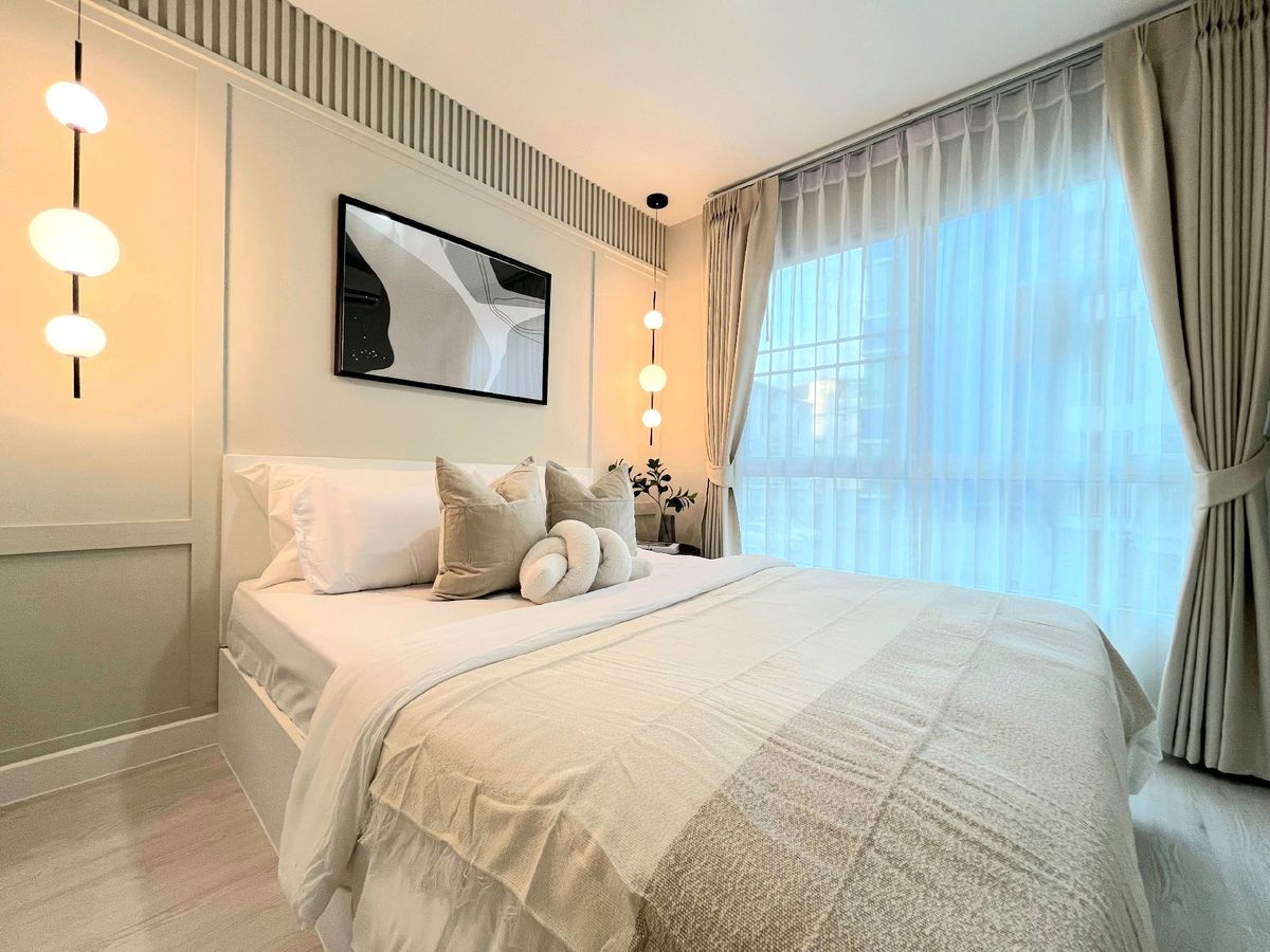 For SaleCondoNawamin, Ramindra : Condo near MRT Khubon installments only 4, xxx. Beautifully decorated with the last room!
