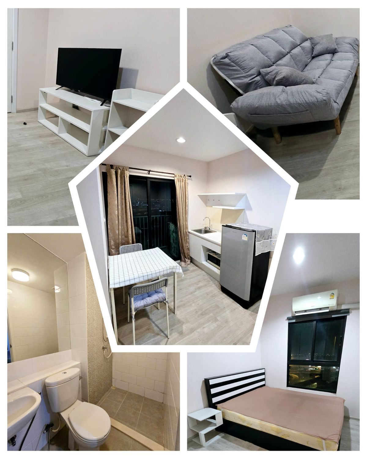 ให้เช่าคอนโดนนทบุรี บางใหญ่ บางบัวทอง : Plum Condo Central Station Westgate 24.38 ตรม. ชั้น 18 เฟส2 1 ห้องนอน 