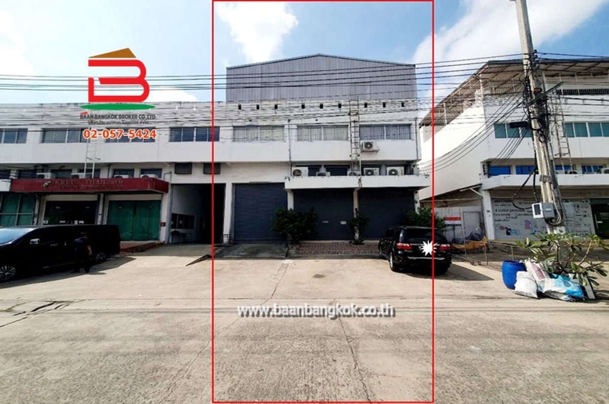 For SaleOfficeSamut Prakan,Samrong : Office+warehouse, area 249.1 sq. Width 12*83 meters, Mini Factory, King Kaew Road, Bang Phli Yai Subdistrict, Bang Phli District, Samut Prakan Province