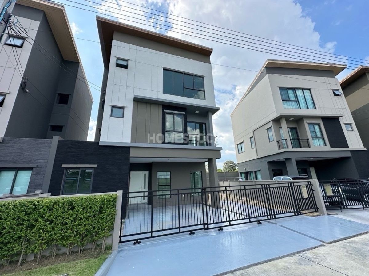 ให้เช่าบ้านนวมินทร์ รามอินทรา : 49,000.- บ้านเดี่ยว 3 ชั้น ทำออฟฟิศได้ ใกล้รถไฟฟ้า บ้านกลางเมือง รามอินทรา 83 สเตชั่น ใกล้แฟชั่นไอส์แลนด์
