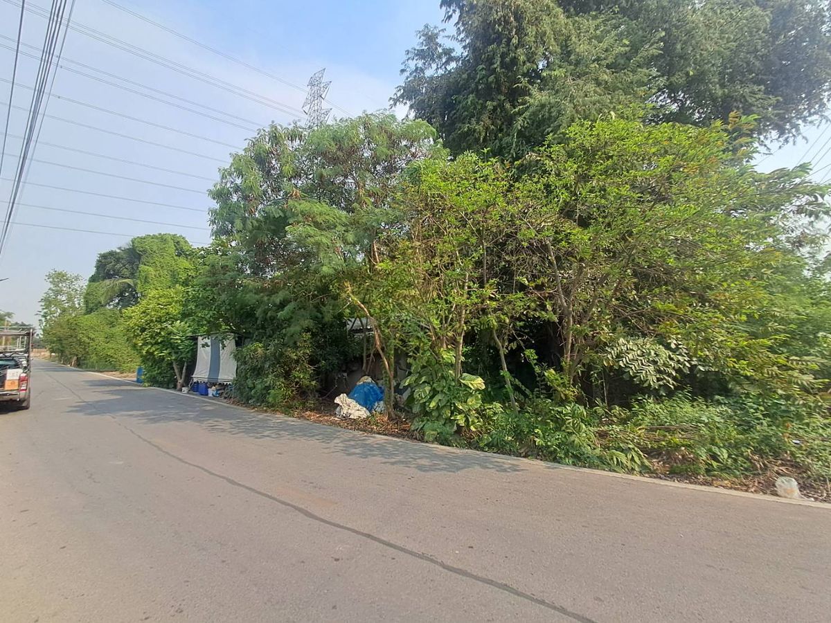 For SaleLandMahachai Samut Sakhon : Land for sale, purple area, 4 rai, Samut Sakhon