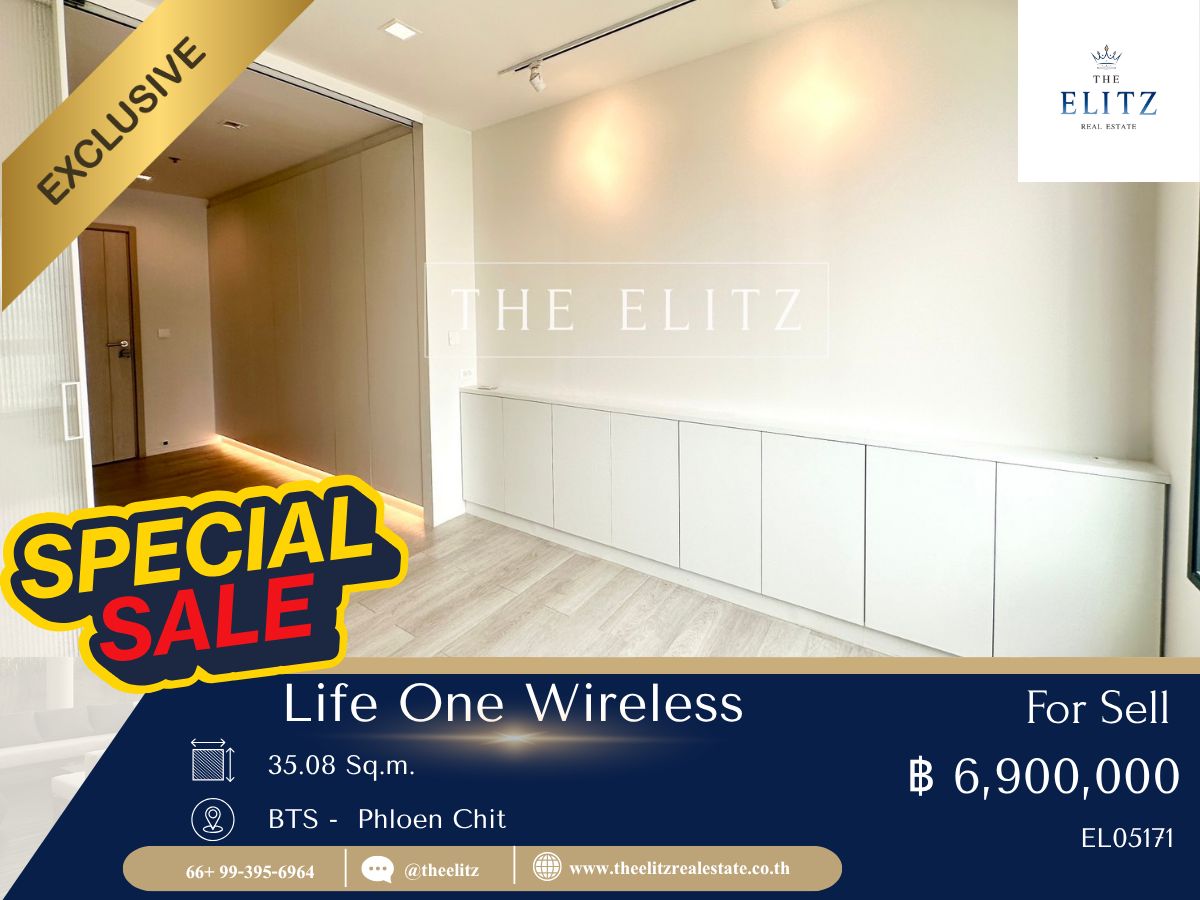 ขายคอนโดวิทยุ ชิดลม หลังสวน : ✨ Rare Premium Unit for Sale @ Life One Wireless | Luxury Living in Prime Location 🎉