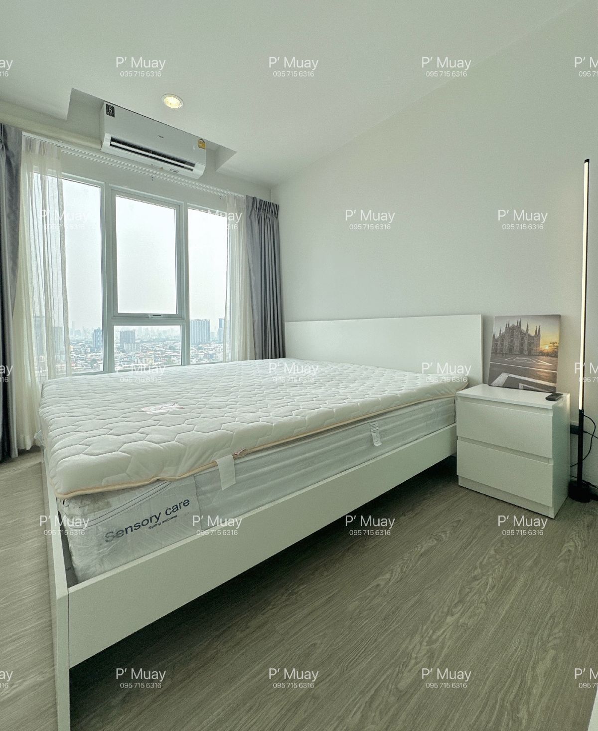 For RentCondoBang Sue, Wong Sawang, Tao Pun : ✅ Ready to stay ✅ You can reserve a beautiful room for a minimal air -conditioned 13,000 BTU #Rensen Home Bang Hid 28 📍 There is a washing machine ❤️ Rent 8,200 baht