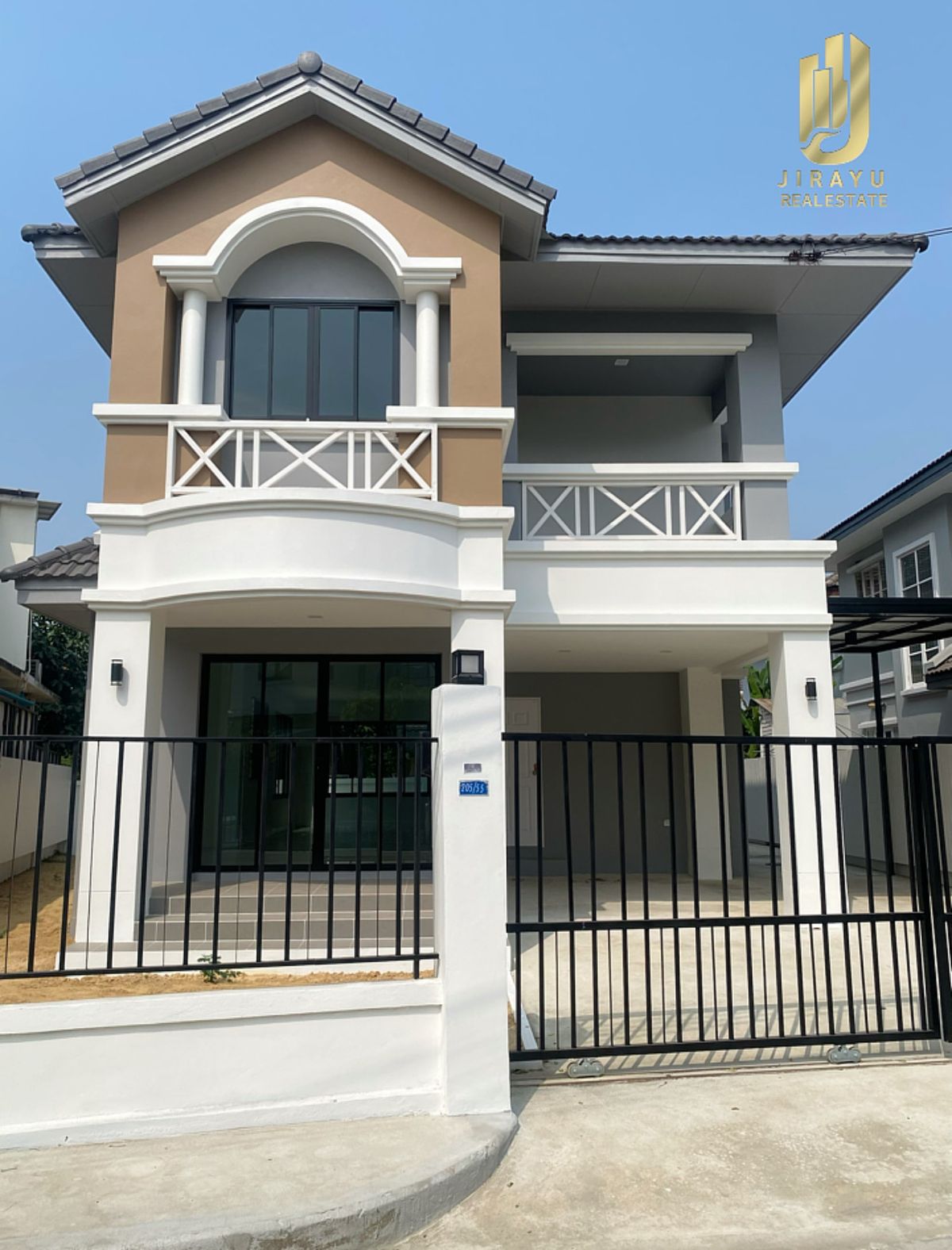 For SaleHouseNonthaburi, Bang Yai, Bangbuathong : Secondhand house, newly decorated, Chaiyapruek Bang Bua Thong Project, area 64.30 sq.w. Usable area 215.79 sq.m., 3 bedrooms, 3 bathrooms, 2 car parks, comes with a complete Facilities in the project. Quality from the brand L & Amp; H on convenient locati
