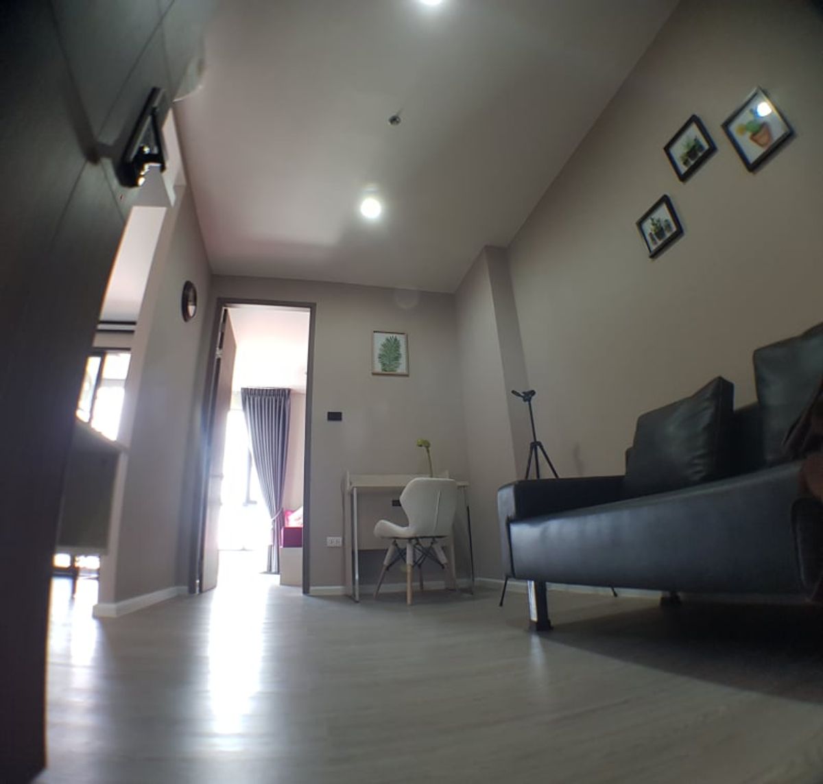For RentCondoNawamin, Ramindra : Rental on the 11th floor, the pool view Balcony