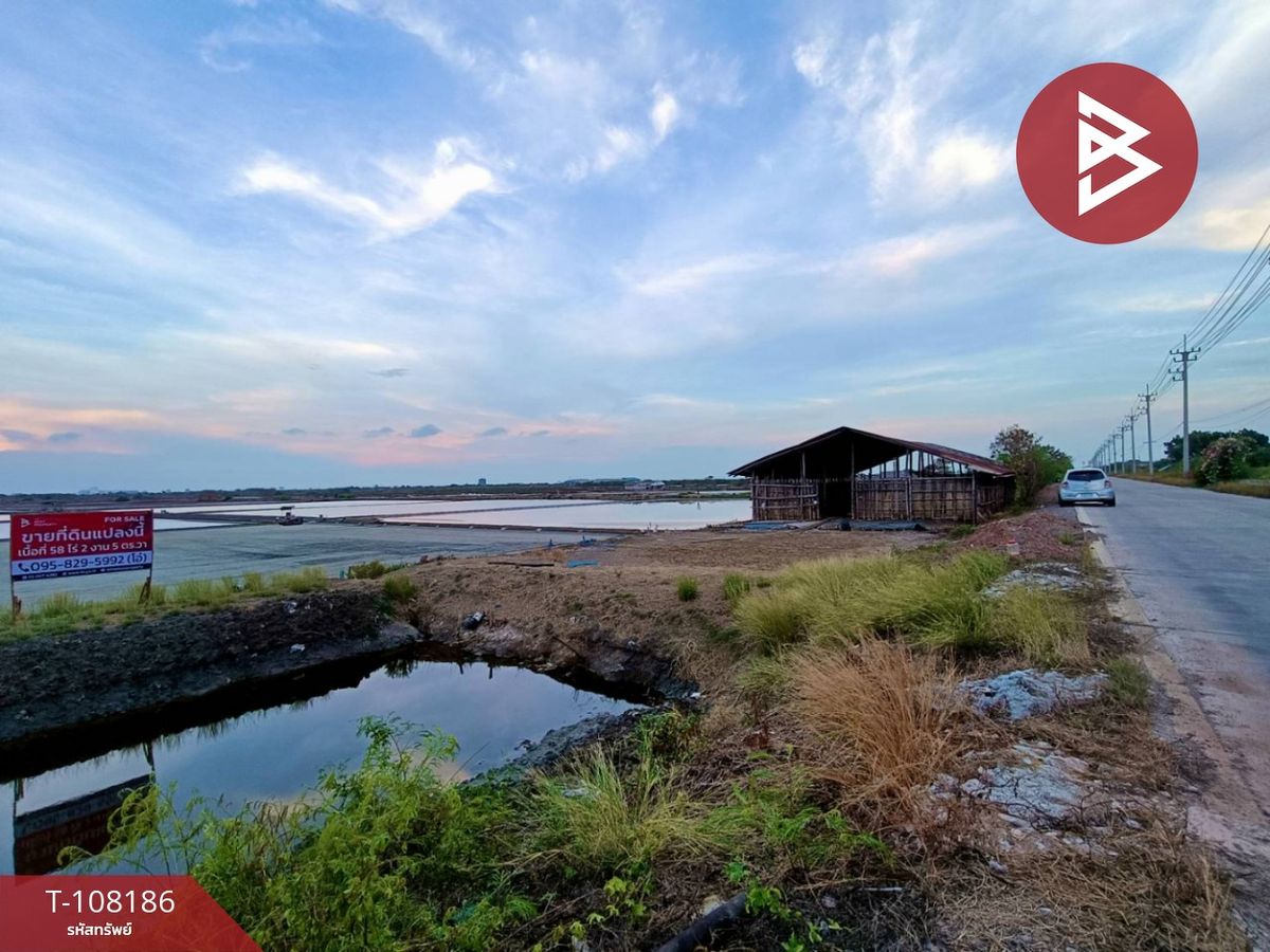 For SaleLandMahachai Samut Sakhon : Land for sale in an area of ​​58 rai 2 ngan 5 sqw.